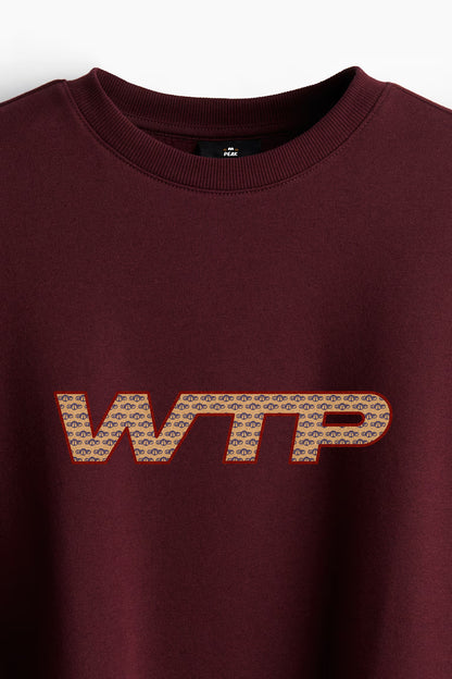 Welcome To Peak Embroidered Monogram Crewneck