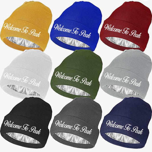 Welcome To Peak - Satin Lined Beanie