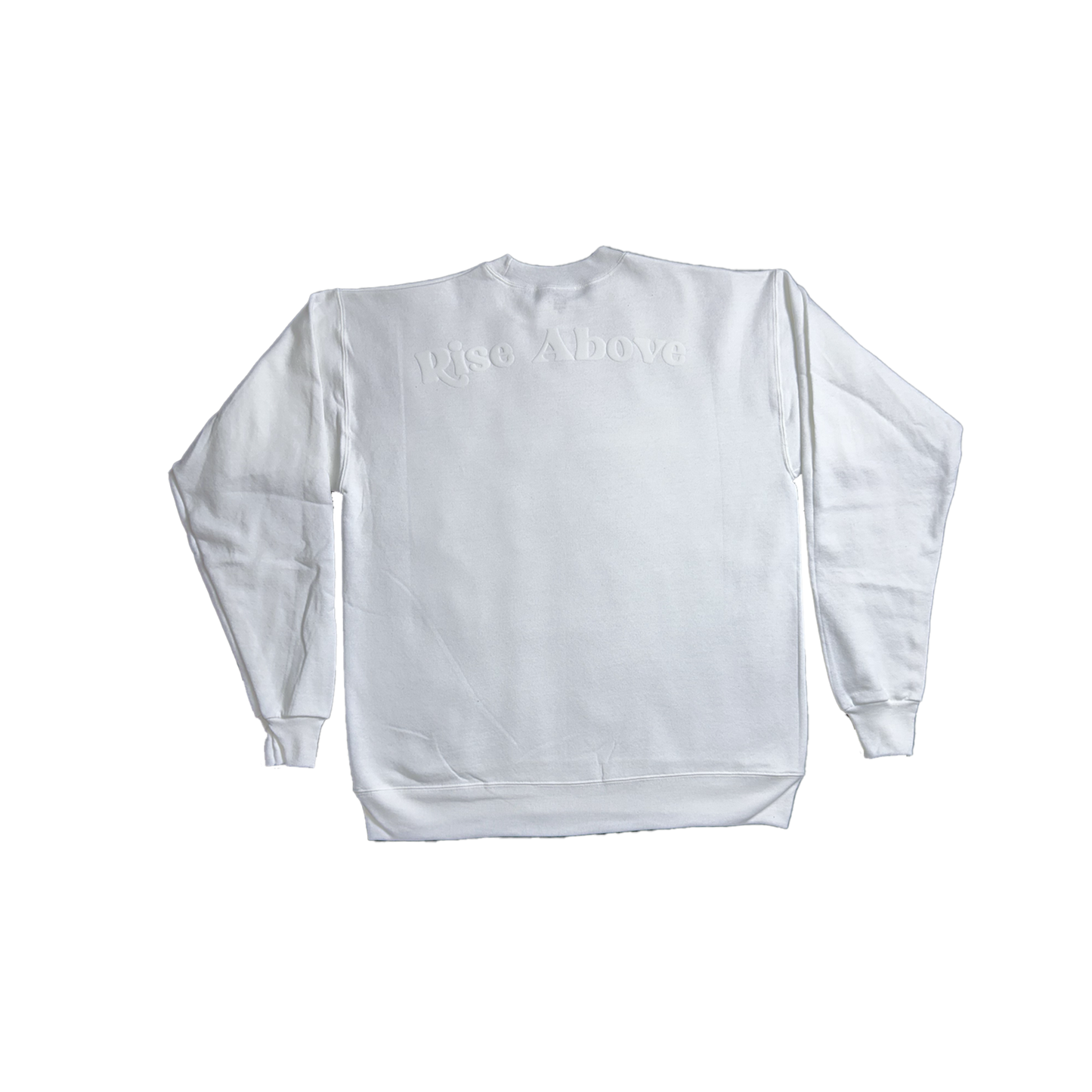 Welcome To Peak "Rise Above" Crewneck - White